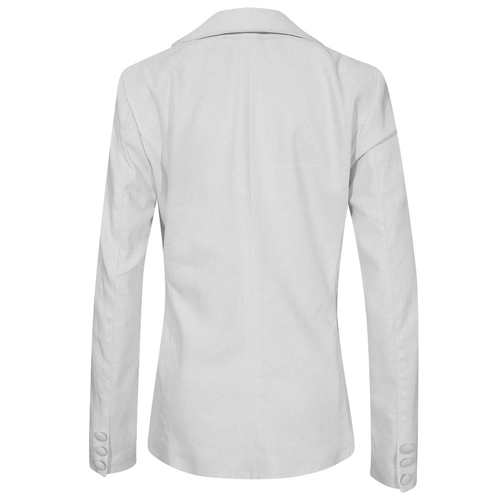 Blazer em Linho Trappiche Cor Off White