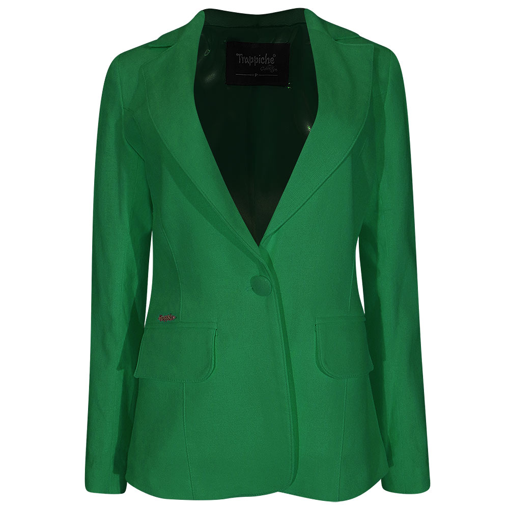 Blazer em Linho Trappiche Cor Verde