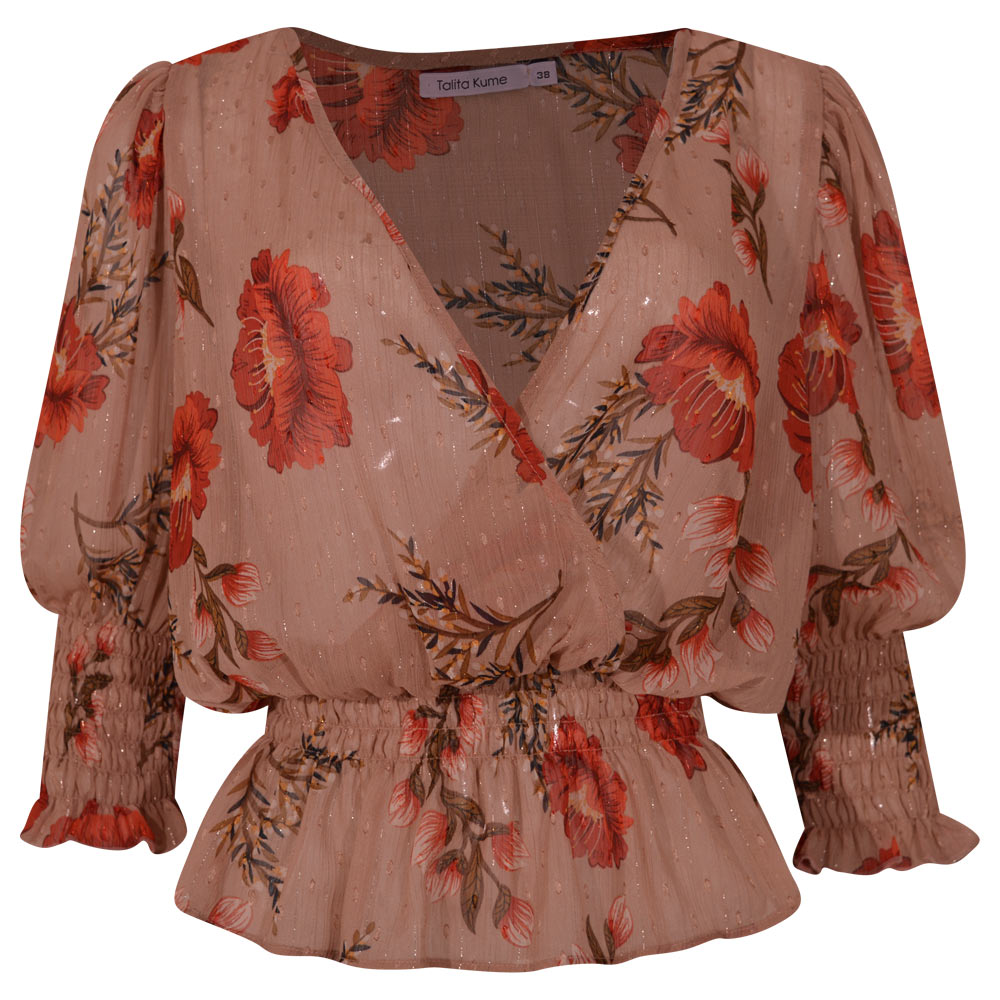 blusa chiffon