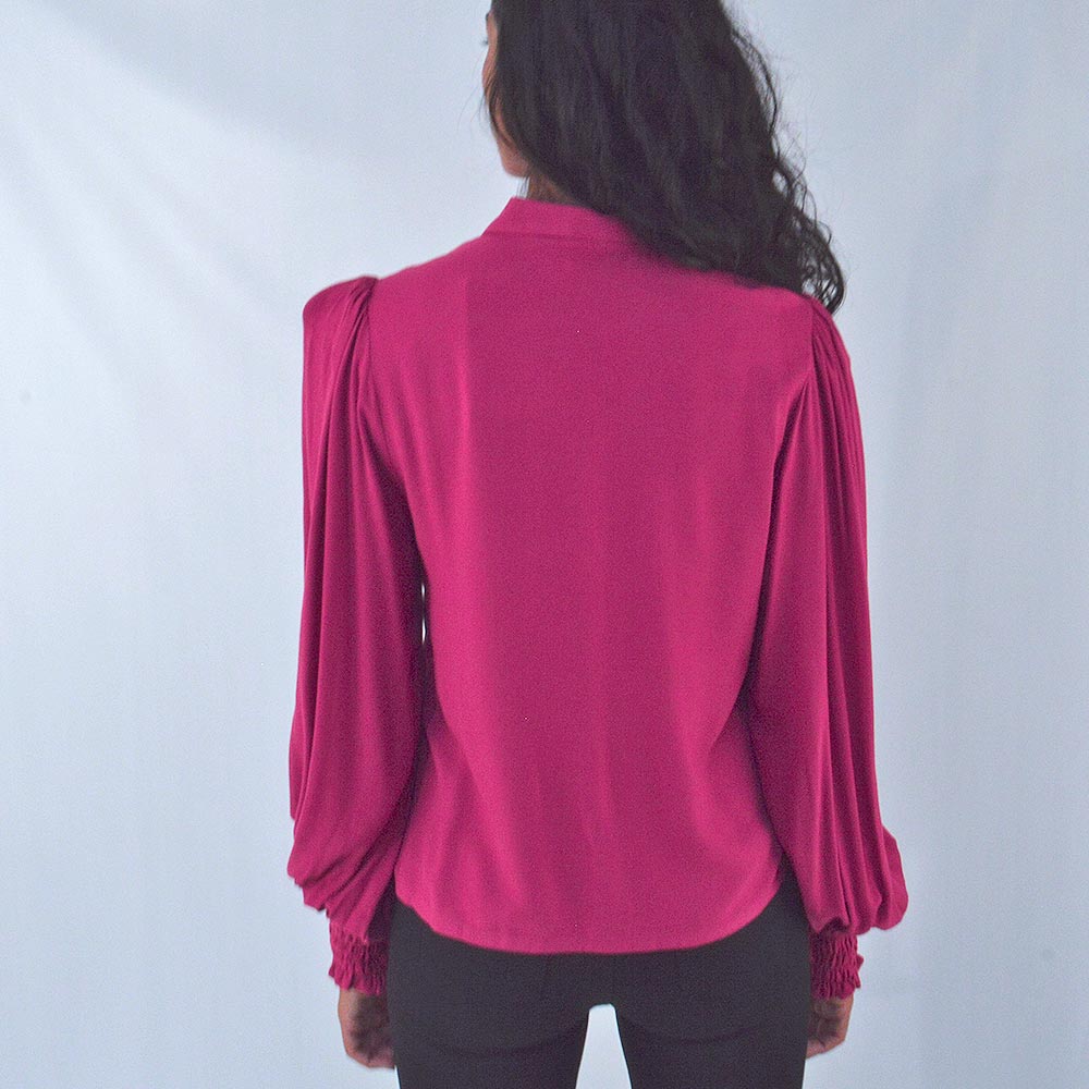 Camisa Crepe Reserva Natural Rosa - Foto 3