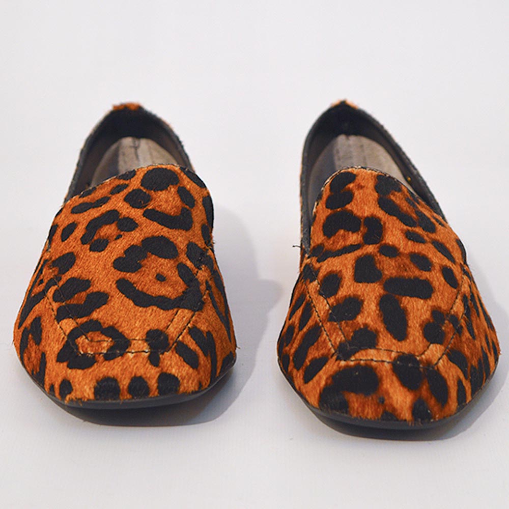 Mocassim Couro Animal Print Giulia Domna - Foto 2