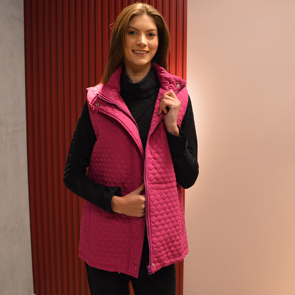 Colete Puffer Metalasse Pink Betelgeuse  - Foto 1