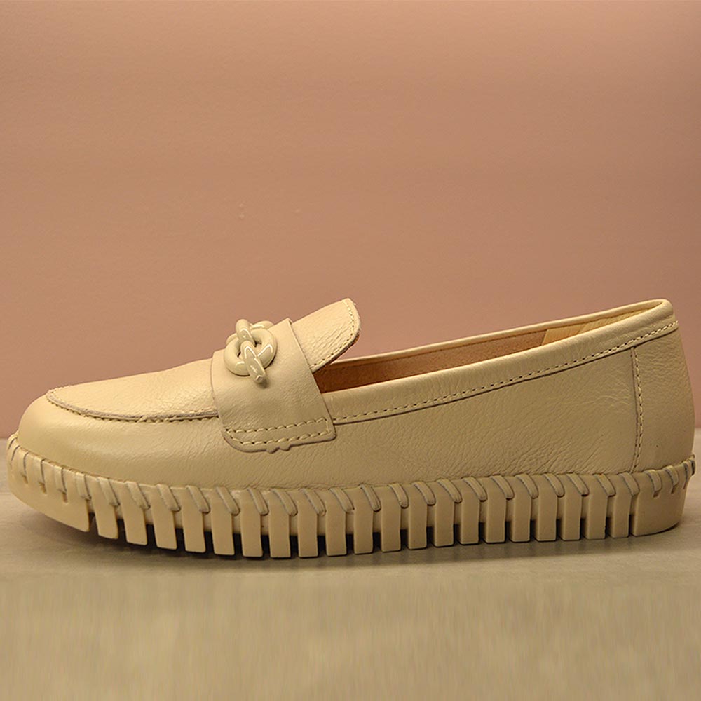 Slip On Couro Burnish Off White Bottero - Foto 4