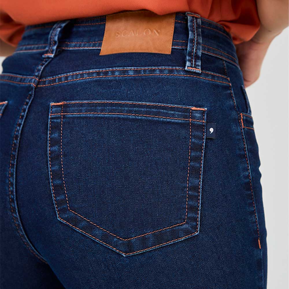 Cala Jeans Skinny Detalhes Pesponto Scalon  - Foto 2
