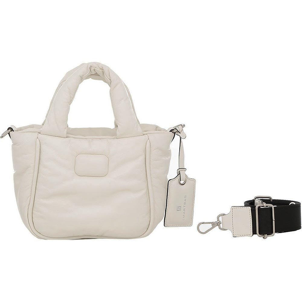 Bolsa Couro Soft Crossbody Off White Smartbag  - Foto 1