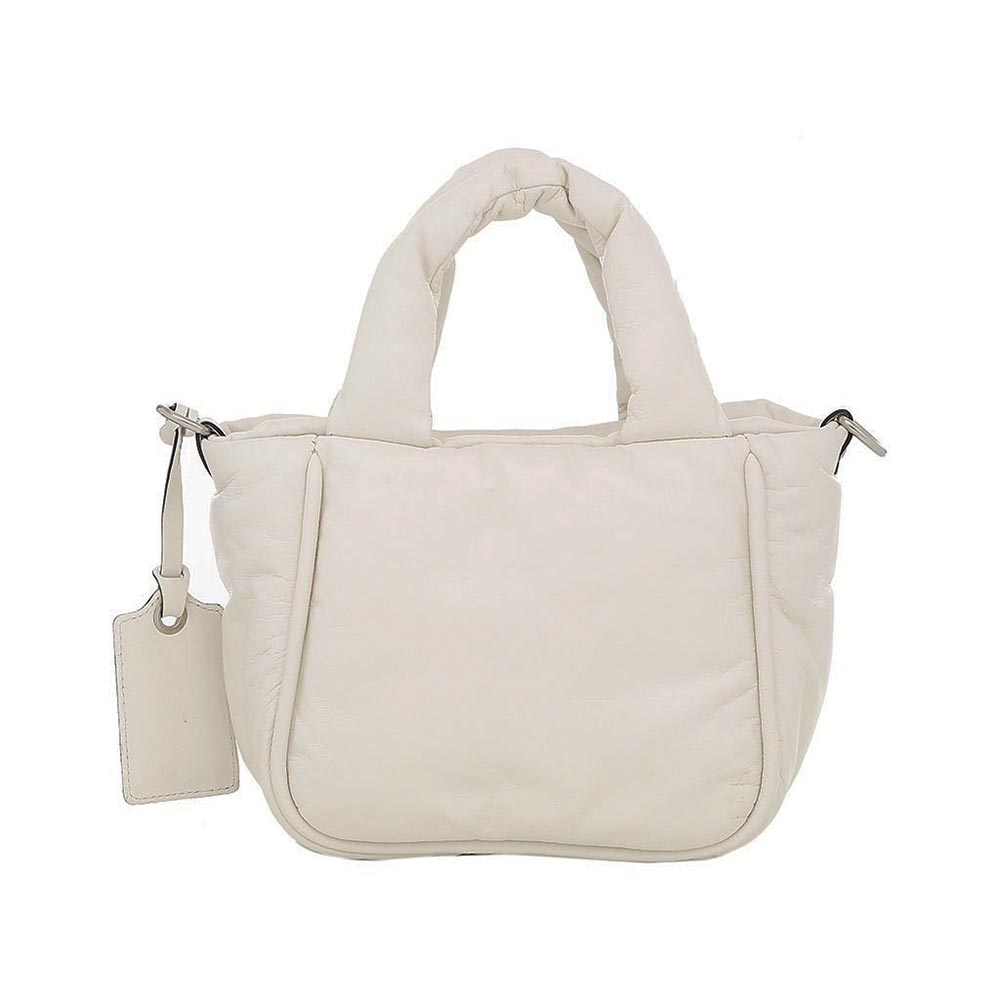 Bolsa Couro Soft Crossbody Off White Smartbag  - Foto 2