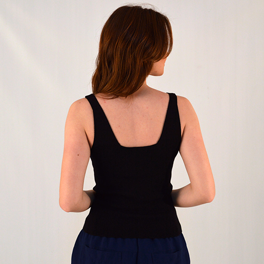 Blusa Regata Cor Preto Haes  - Foto 3