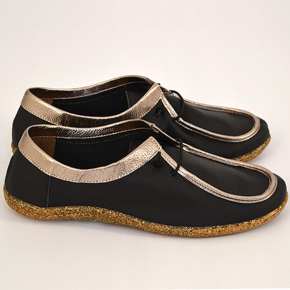 Slip On Dock Side Couro Preto Ipadma - Foto 3