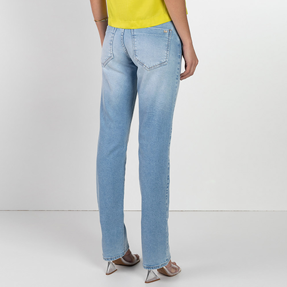 Cala Rubi Straight Jeans Flor de Lis  - Foto 1