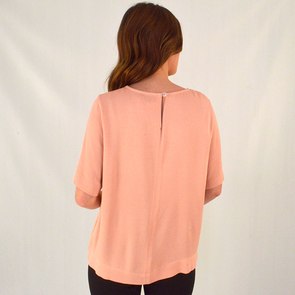 Blusa Viscose Rose Citta - Foto 2