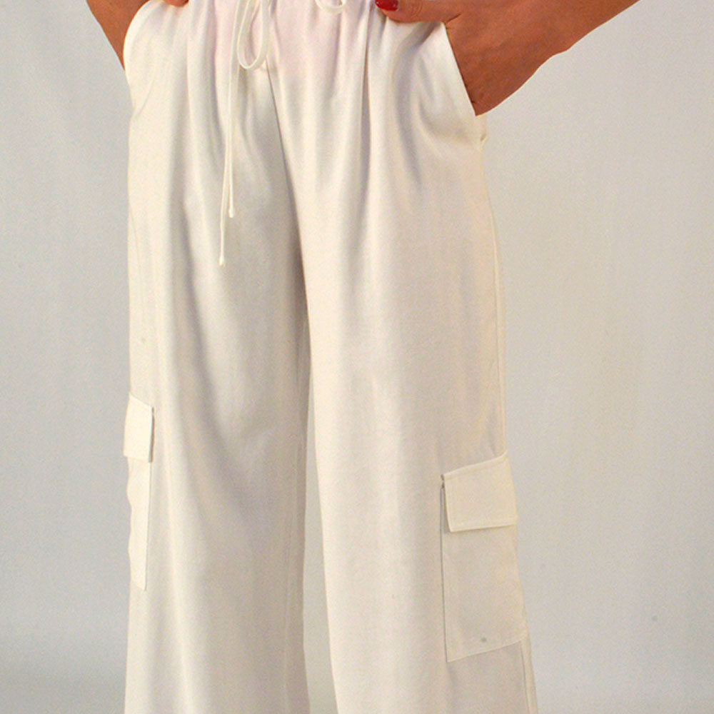 Cala Pantalona Cargo Cor Off White Cheroy - Foto 2