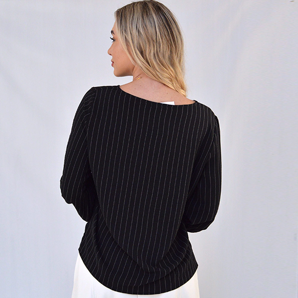 Blusa Risca de Giz Tribeca - Foto 3