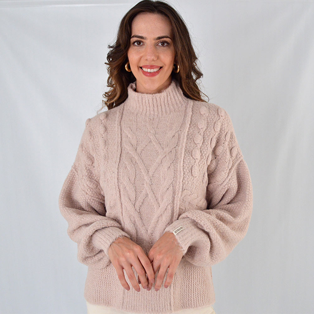 Blusa Malha Biamar Cor Rosa - Foto 1