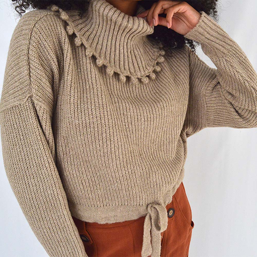 Bluso Tricot Cropped Haes - Foto 2