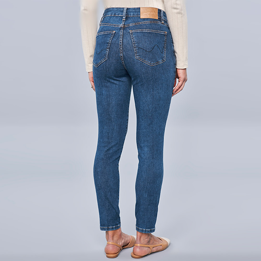Cala Jeans Skinny Escura Scalon - Foto 2