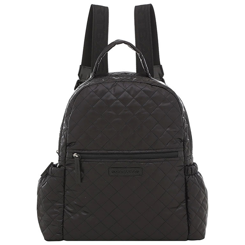 Mochila Nylon Matelassado Preta Smartbag - Foto 4