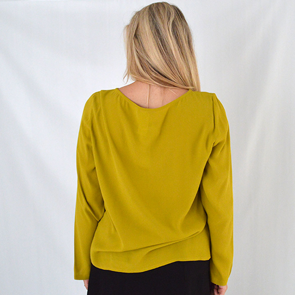 Blusa Viscose Mostarda Tribeca  - Foto 3