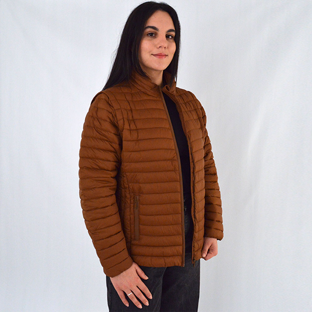 Jaqueta Colete Estofada Alpelo Cinnamon Plus Size - Foto 7