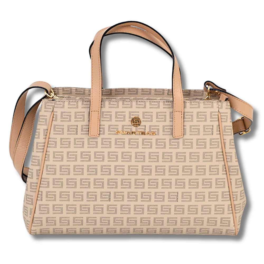 Bolsa Couro Grande Cor Blush Smartbag - Foto 1