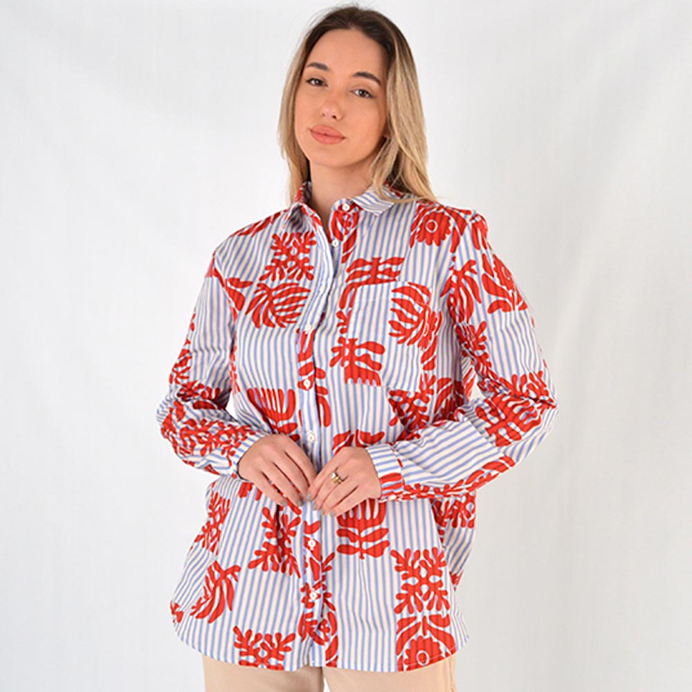 Camisa Oversized Estampa Litornea Canto  - Foto 1