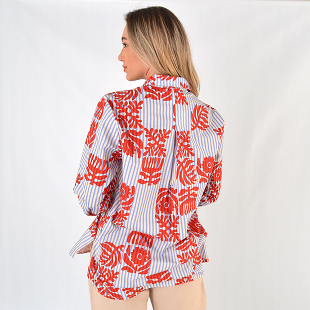 Camisa Oversized Estampa Litornea Canto  - Foto 3