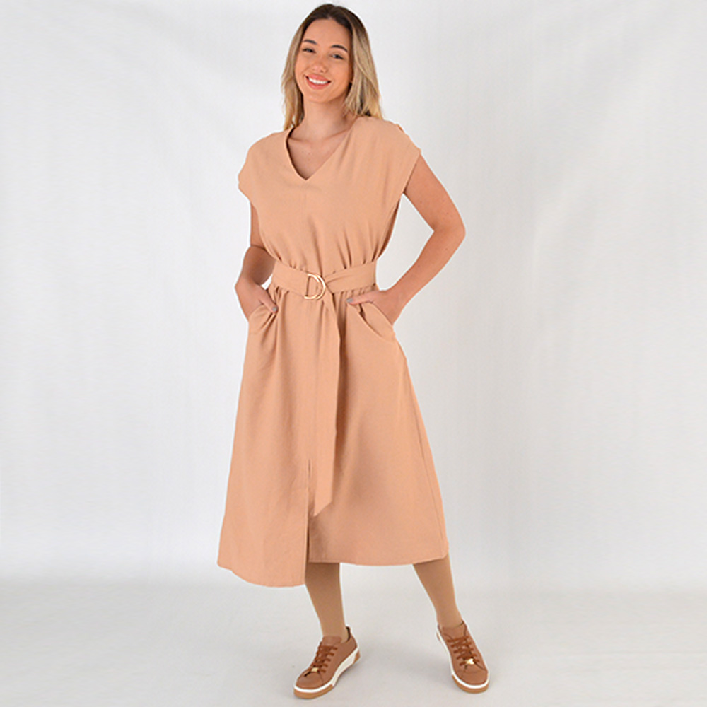 Vestido Midi Milvest em Viscose - Foto 1