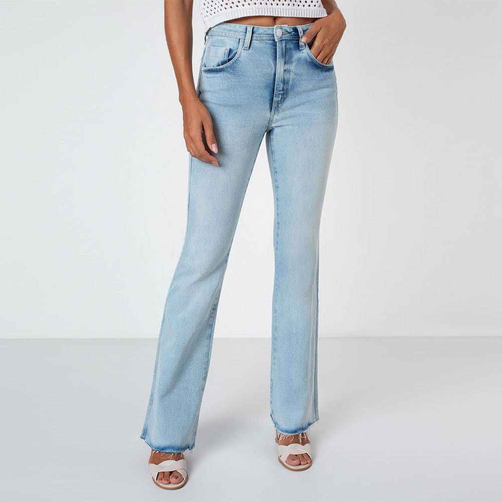 Cala Jeans Turmalina Flare Flor de Lis - Foto 1