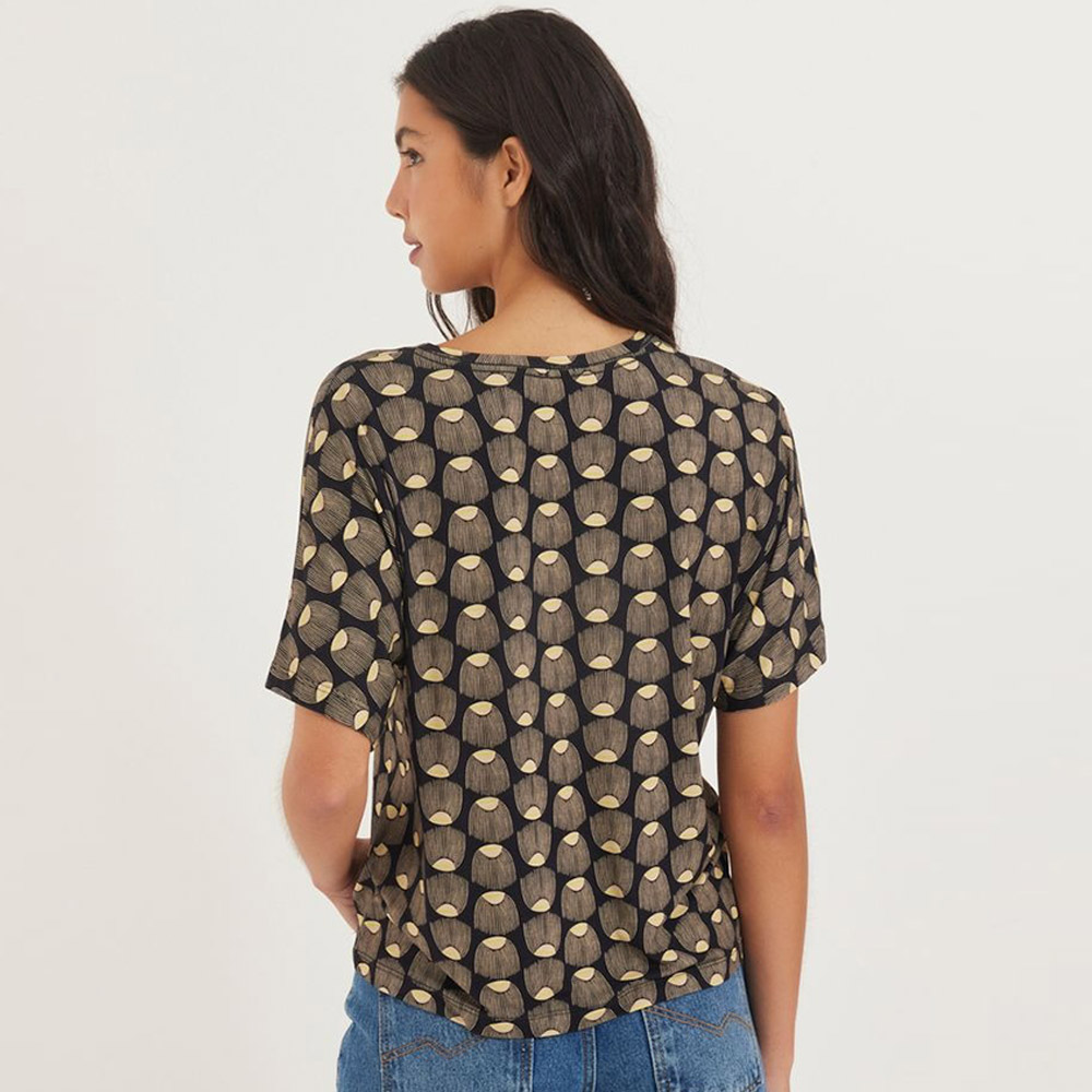 Blusa Viscose Estampa Louise Canto - Foto 3