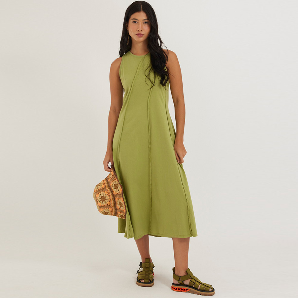 Vestido Midi Regata Canto Verde - Foto 4