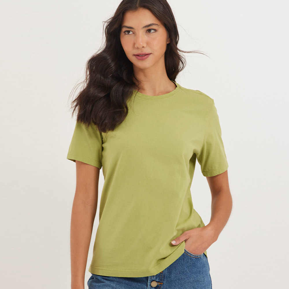 Blusa Algodo Classic verde Canto - Foto 1