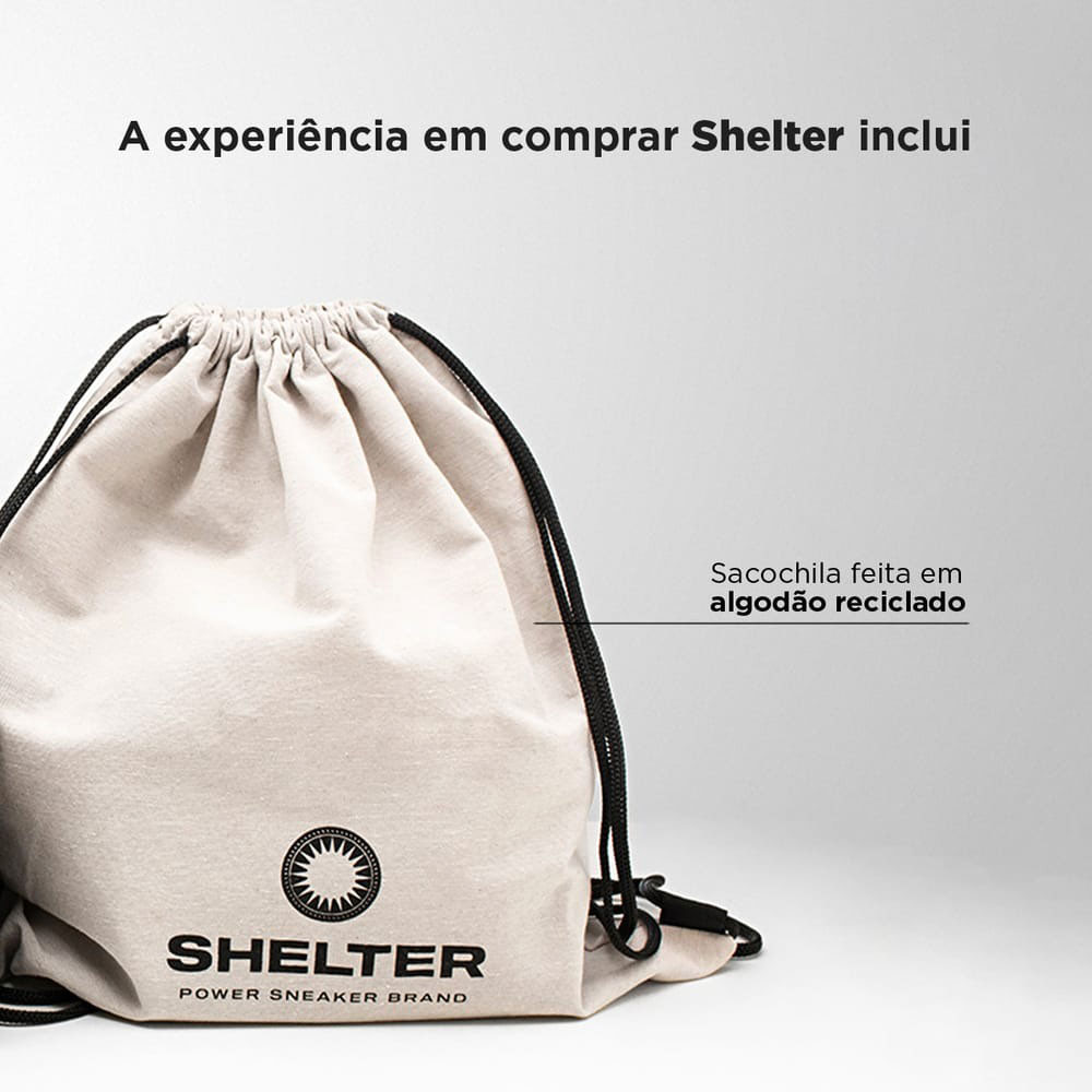 Tnis Couro Off White Retr Shelter  - Foto 6