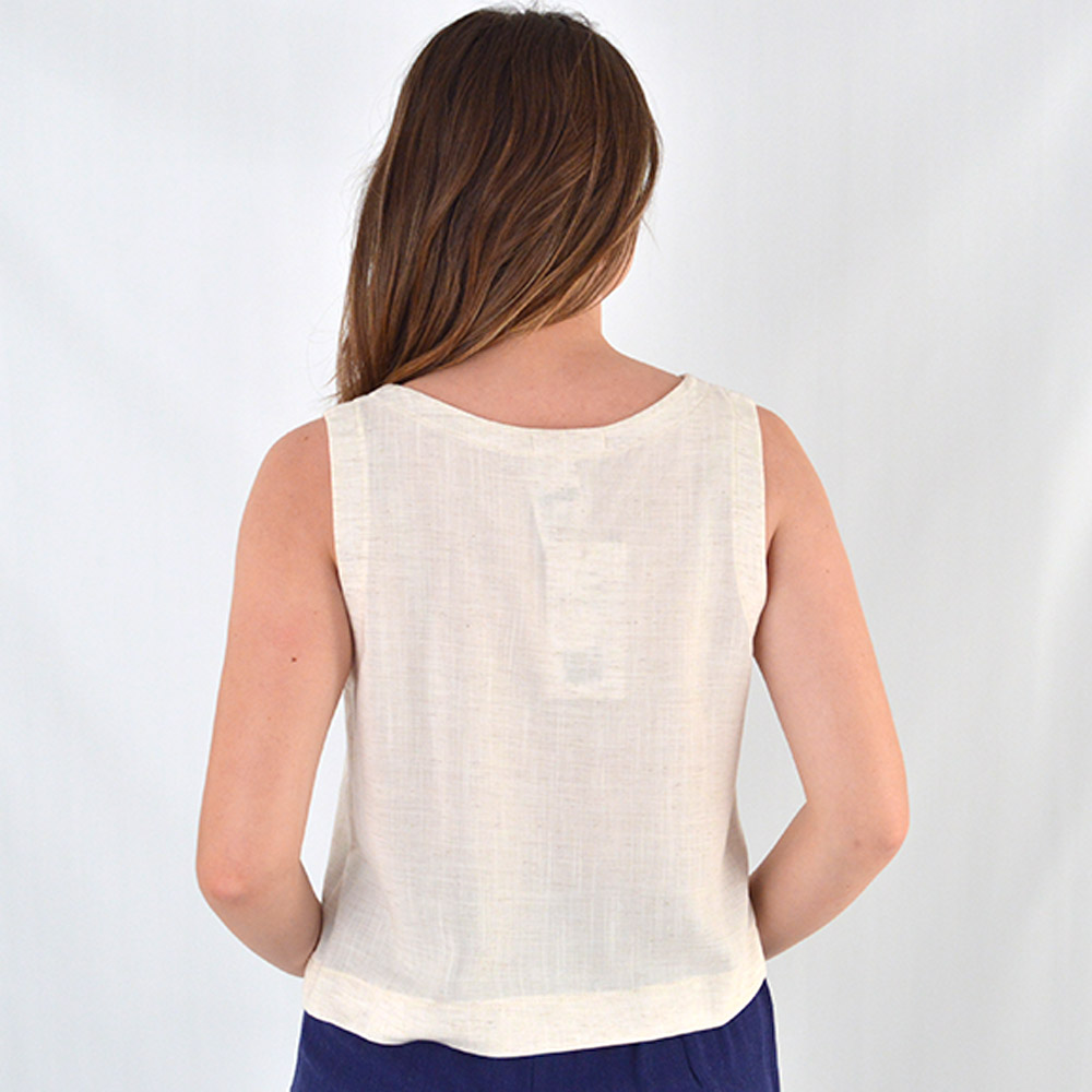 Blusa Bsica Viscolinho Declari - Foto 3