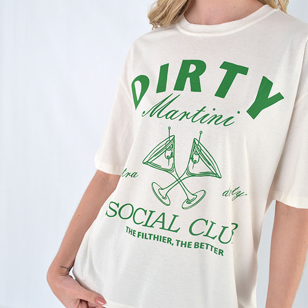 Maxi T-Shirt Em Algodo Dirty - Foto 2