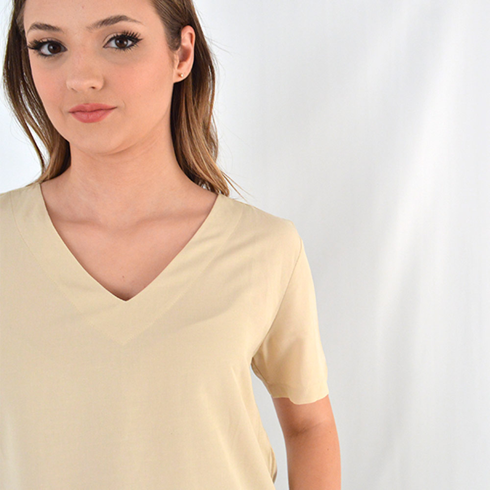 Blusa Linho Cor Cru Citt - Foto 2