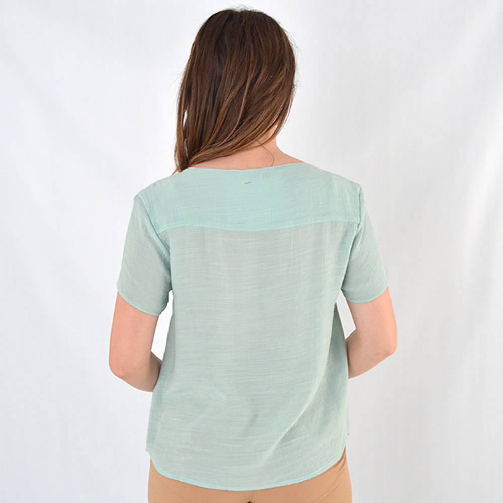 Blusa Viscose Menta Citt - Foto 3