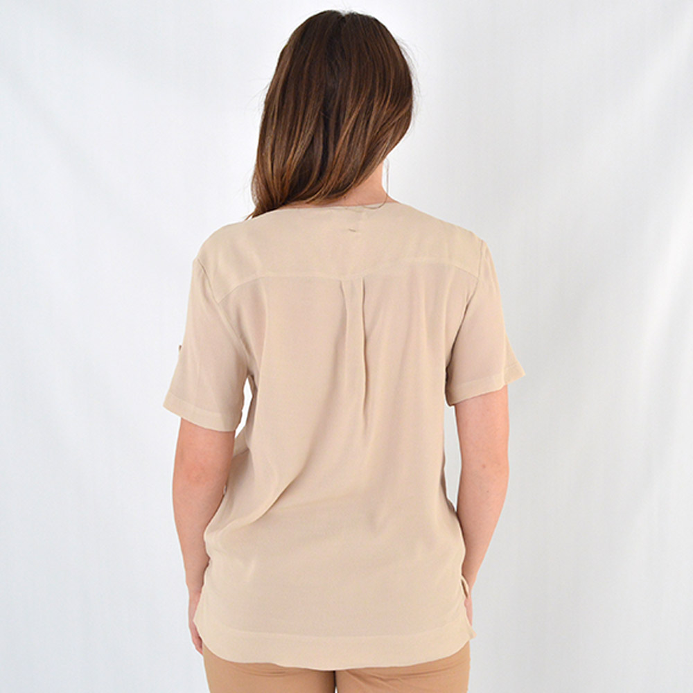 Blusa Viscose Cor Cru Citt - Foto 3