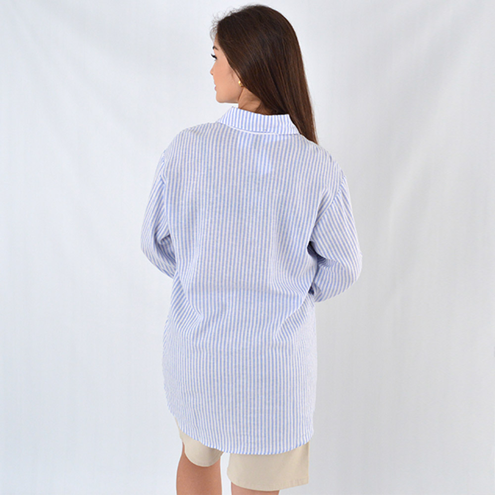 Camisa Oversized Linen Listrada Betelgeuse - Foto 2