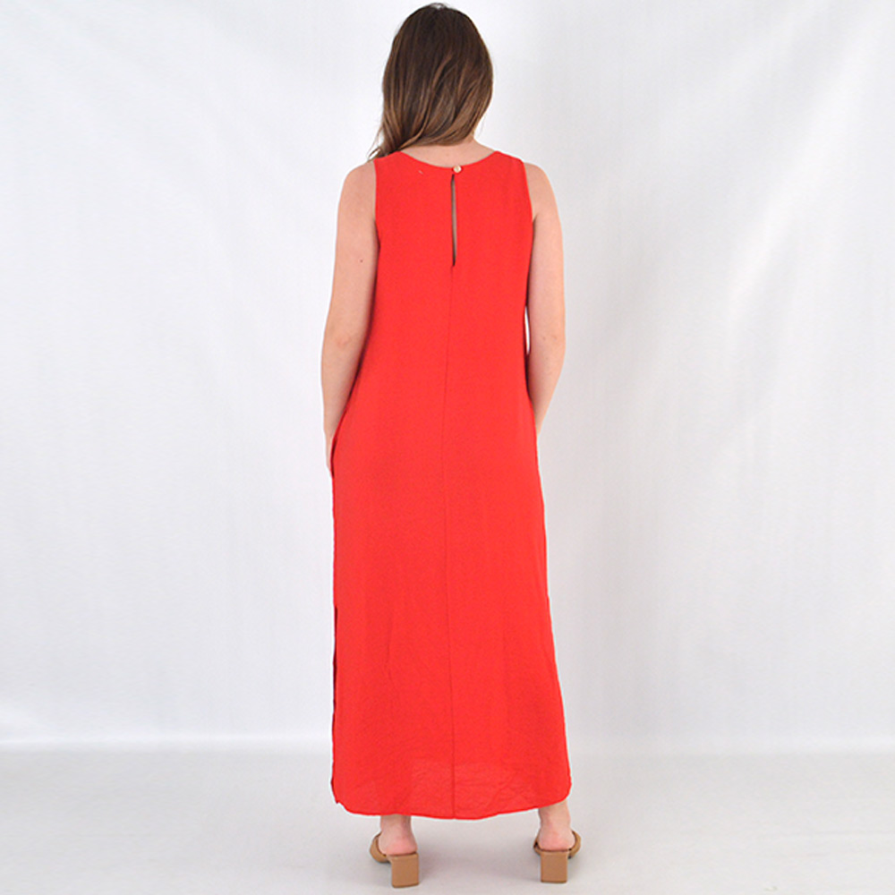 Vestido Viscose Vermelho Loderro - Foto 3