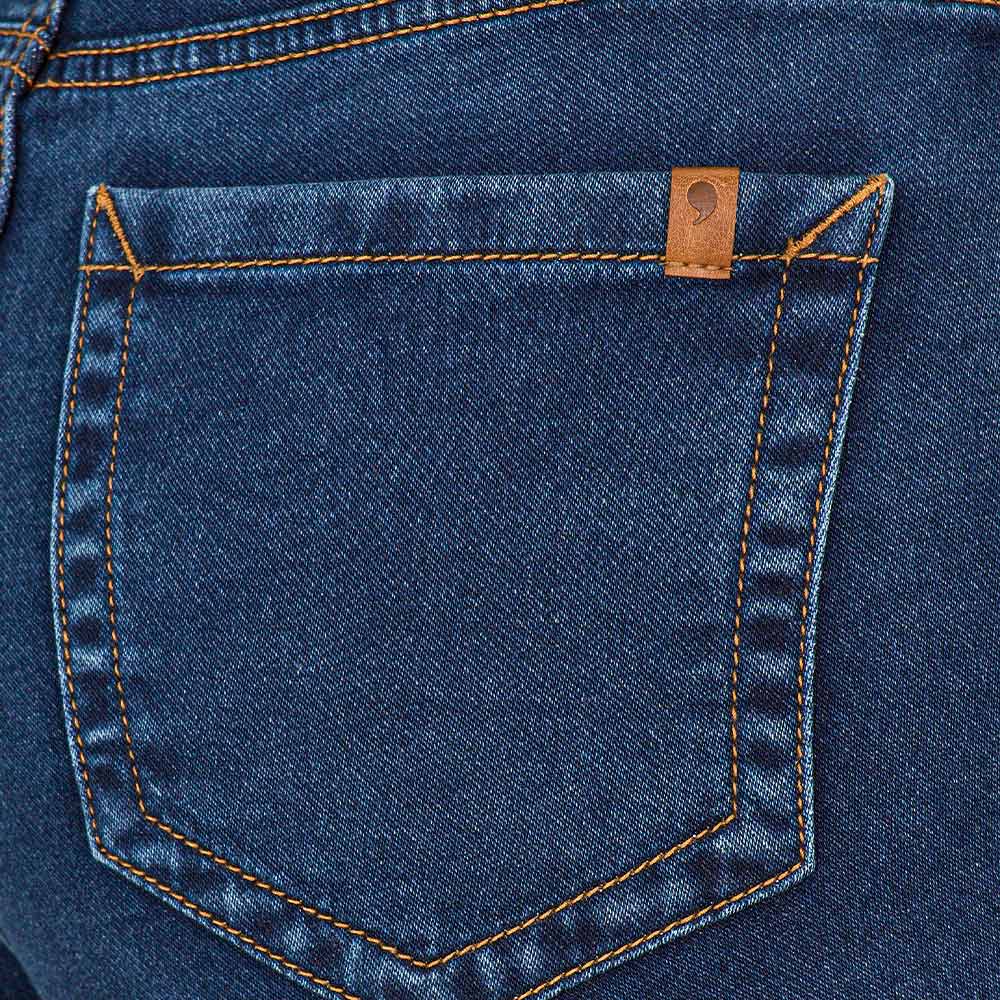 Pantacourt Jeans Estonagem Escura Scalon - Foto 1