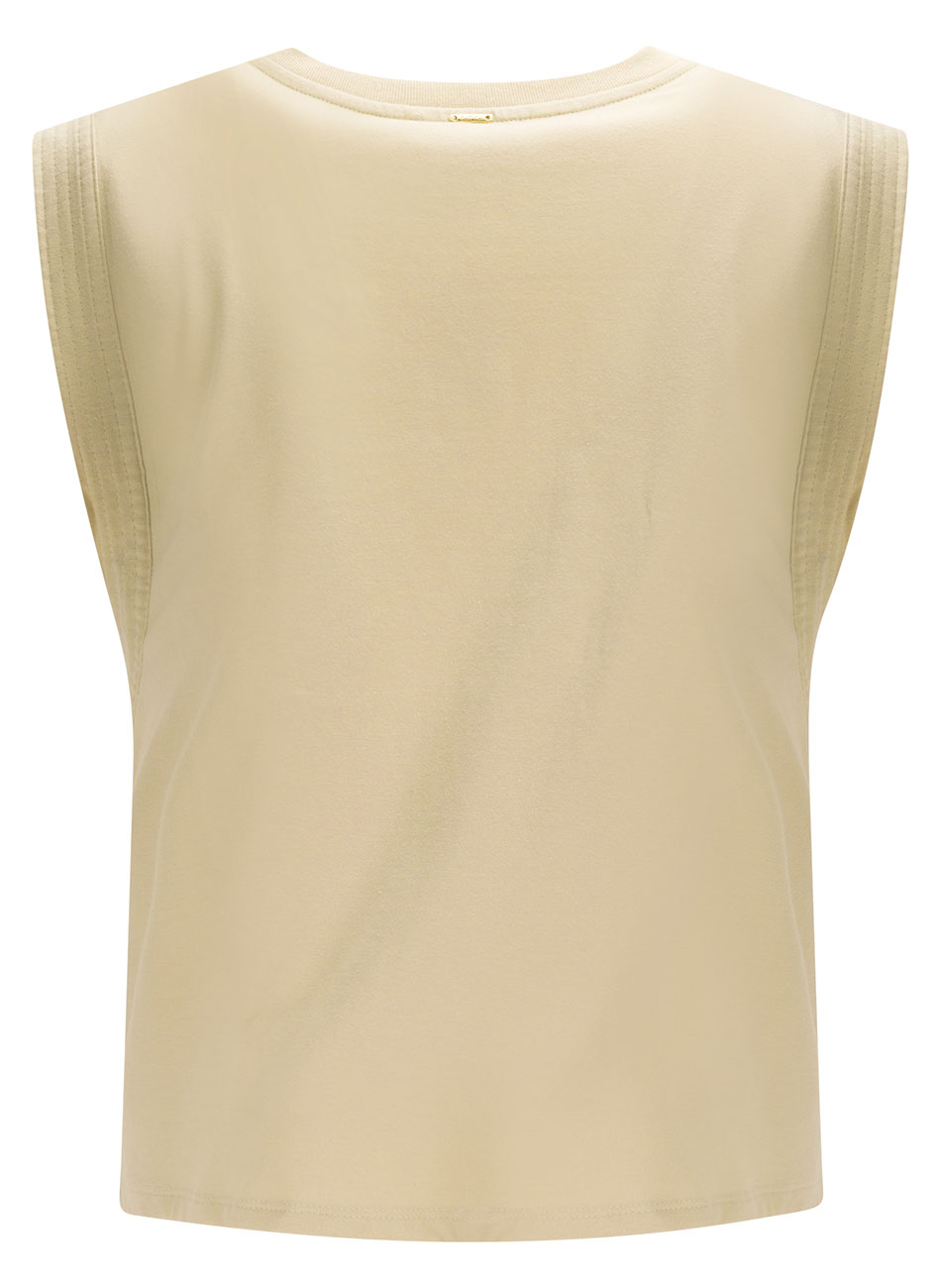 Blusa em Malha Prime Muscle Tee Basic Cor Bege Lez a Lez - Foto 3