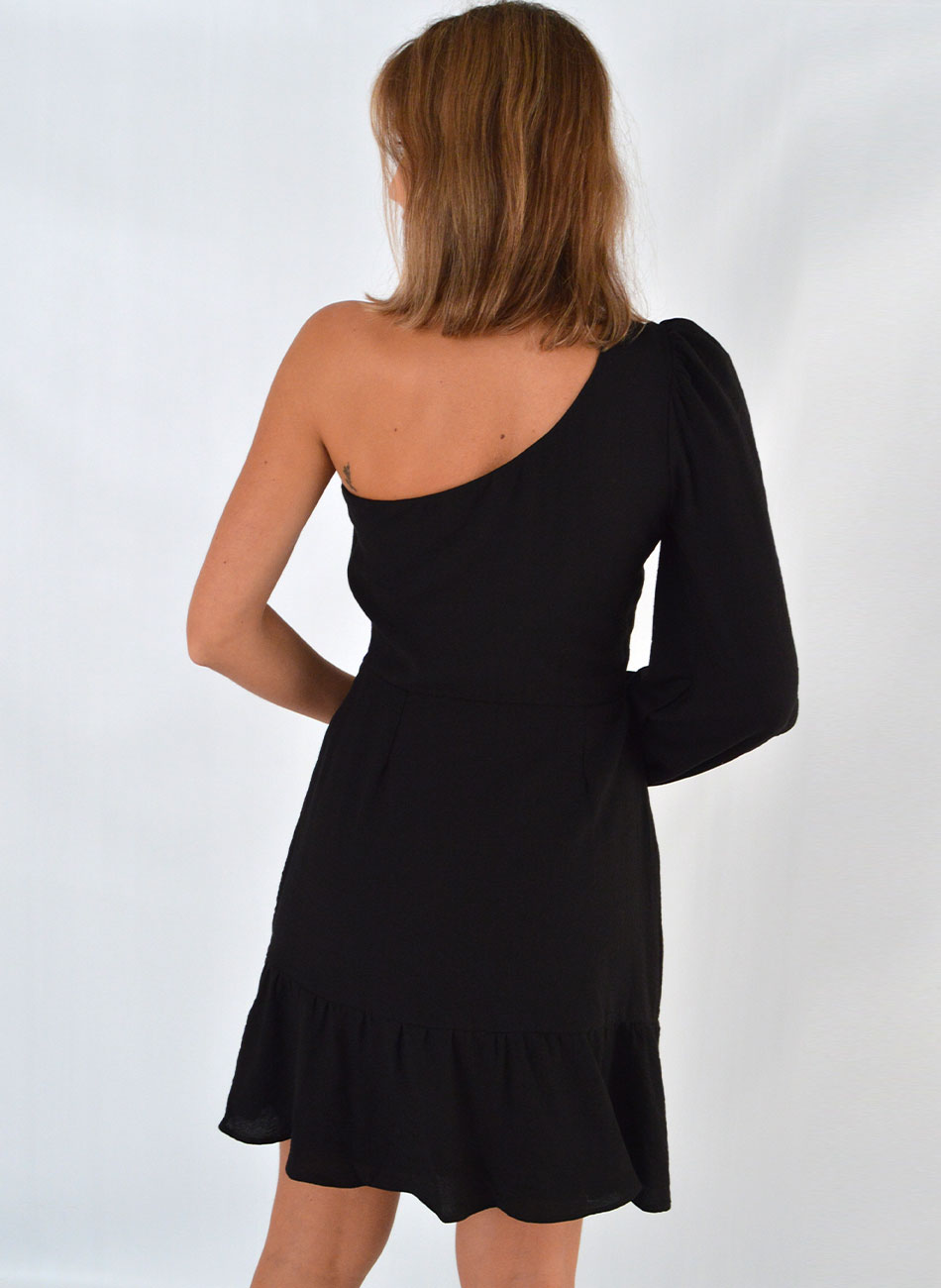 Vestido Curto Bana Bana Ombro S Preto - Foto 3