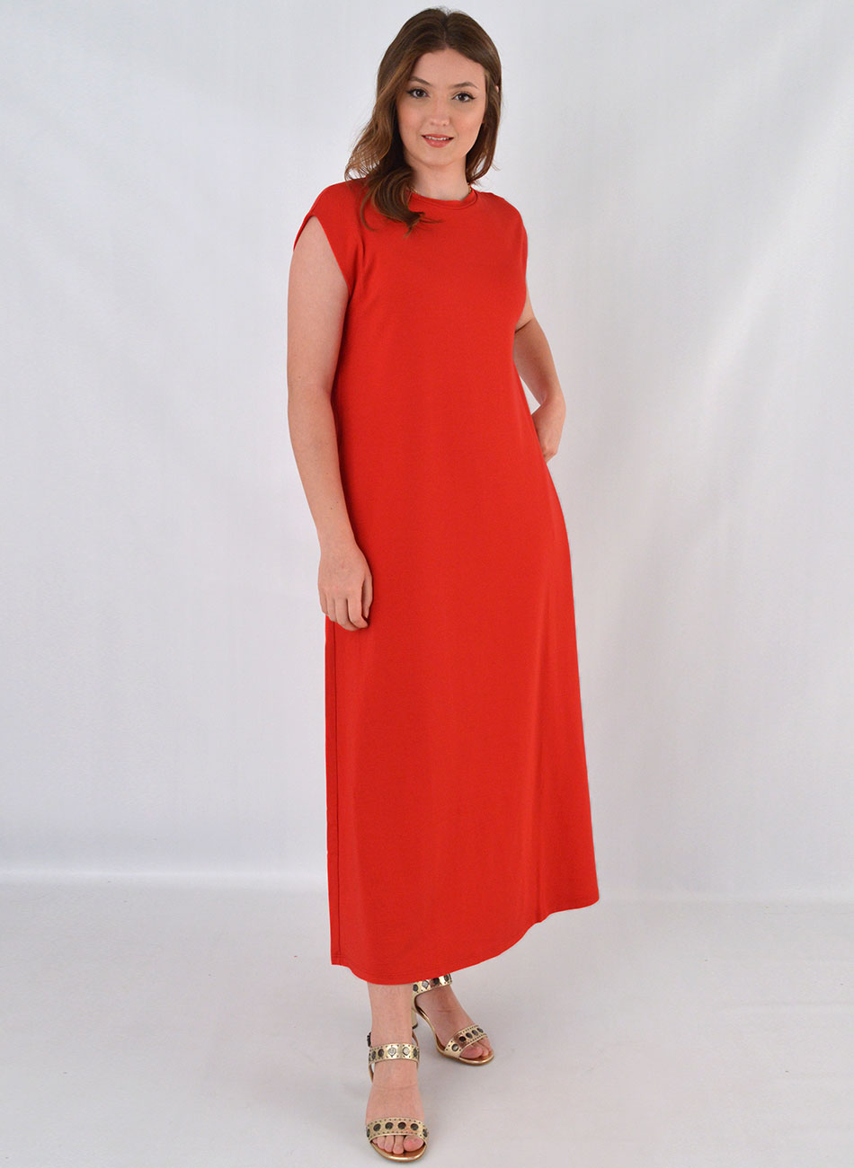 Vestido Vermelho Moletinho Seiki - Foto 1