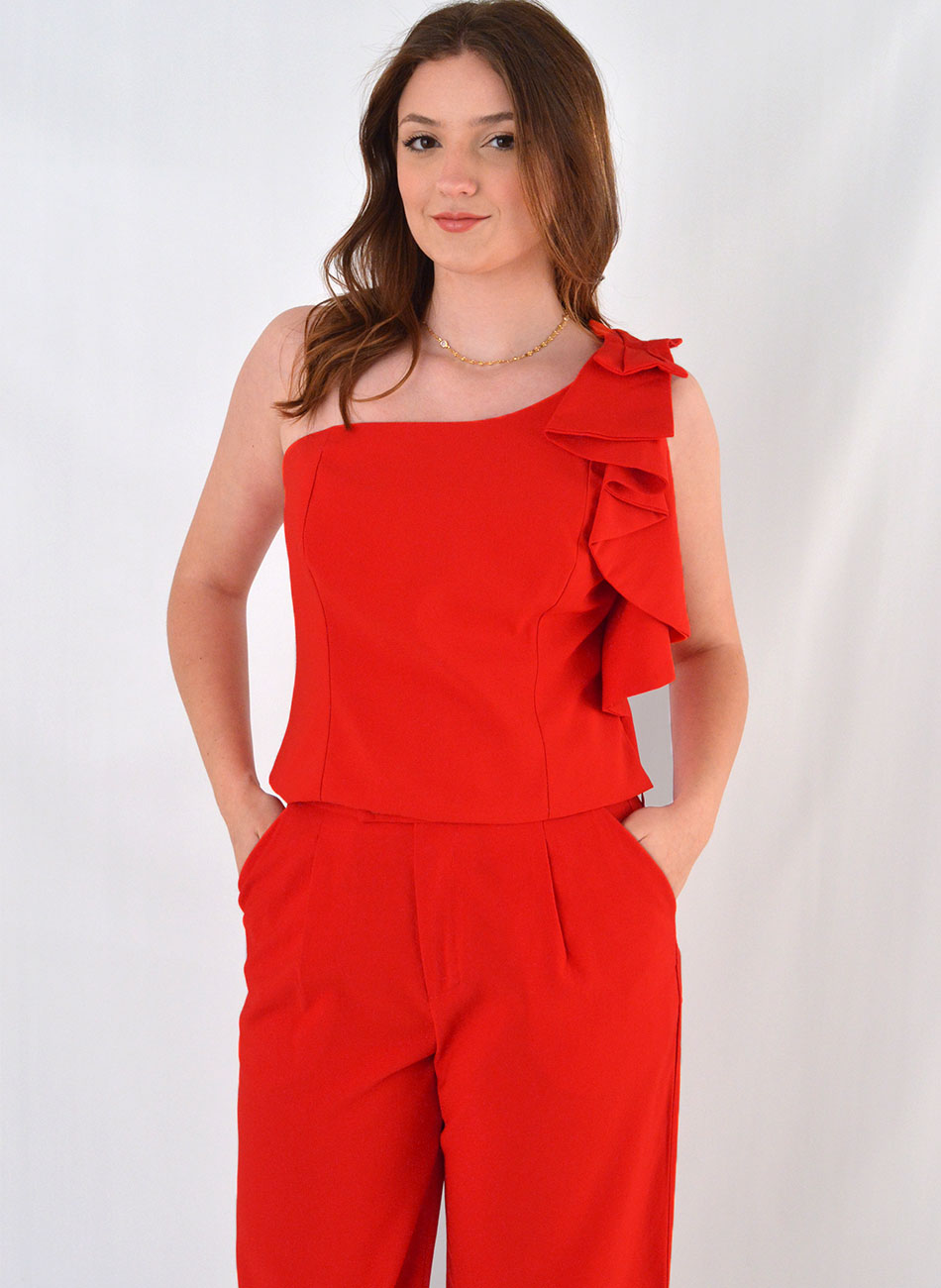 Conjunto Vermelho com Cala Alfaiataria Aramodu  - Foto 2