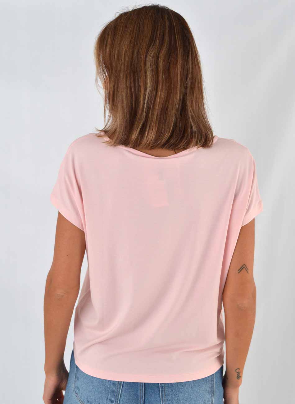 Blusa Viscomalha Rosa Delamo - Foto 2