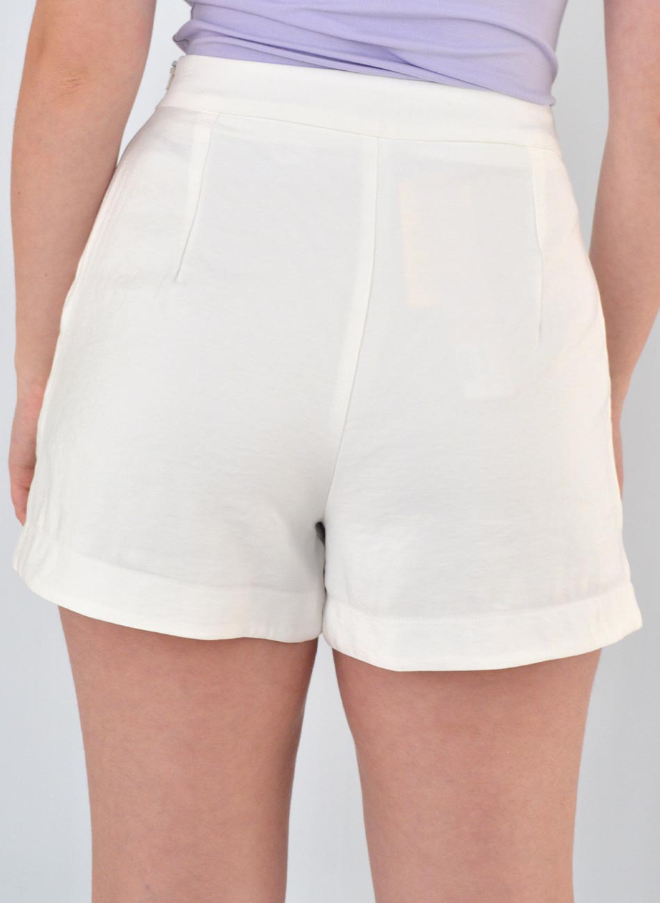 Shorts Alfaiataria Off White Donna Ritz   - Foto 2