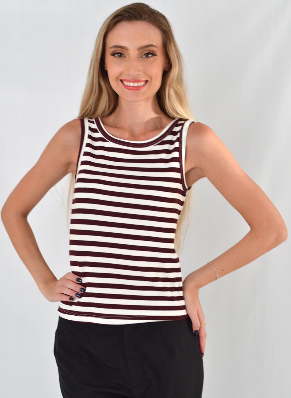 Blusa Ribana Listra Marsala Delamo - Foto 1