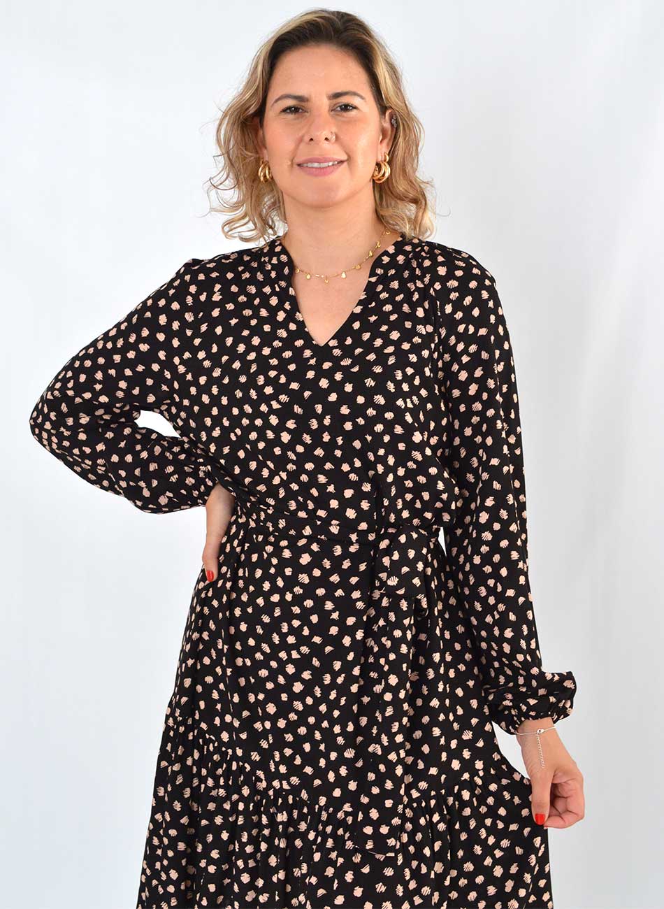 Vestido Curto Viscose Estampado Tribeca - Foto 2