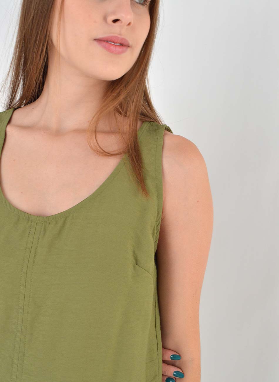 Blusa Regata Verde Loderro - Foto 2