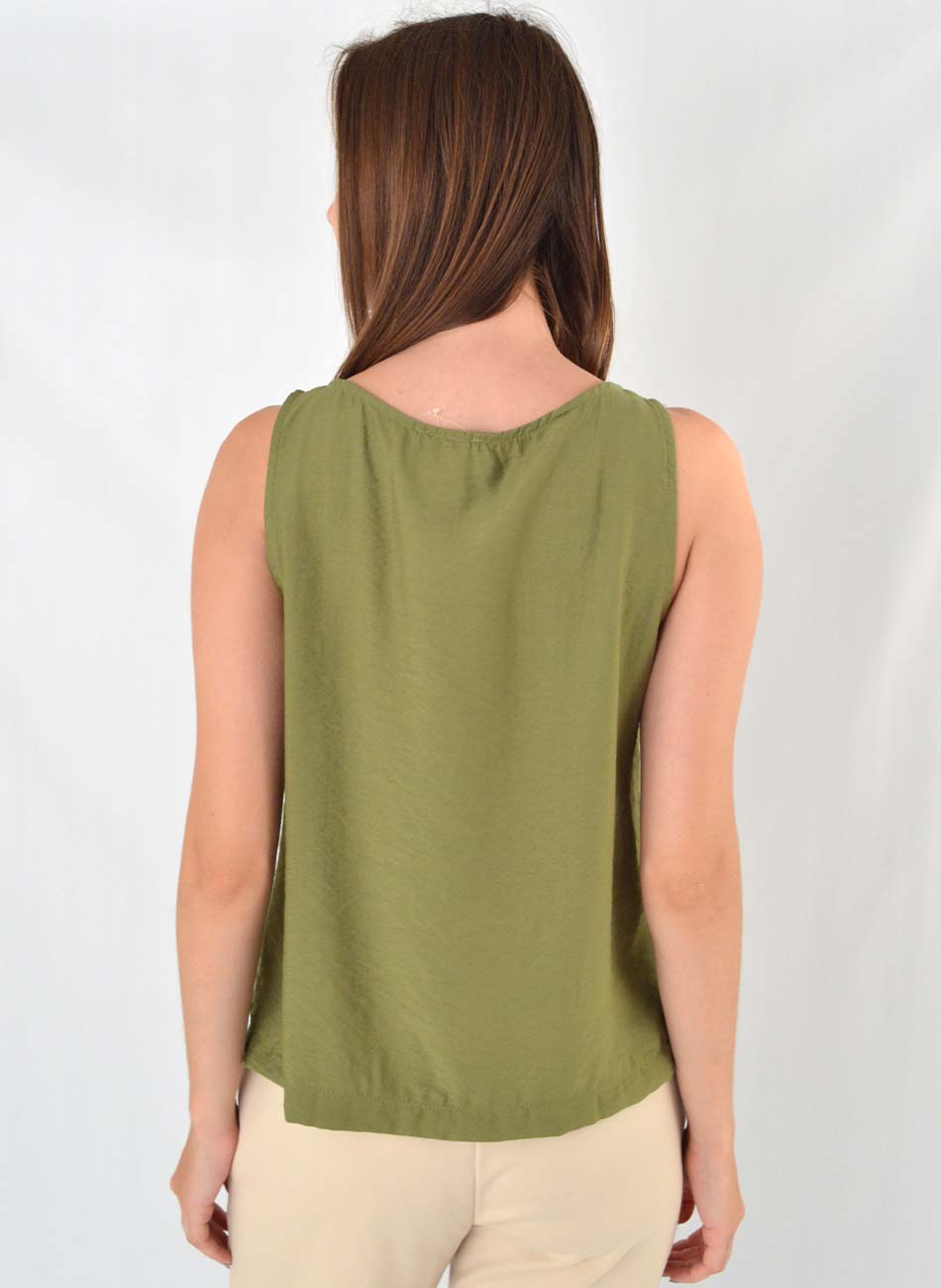 Blusa Regata Verde Loderro - Foto 3