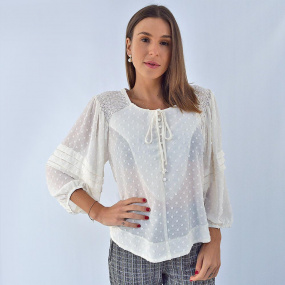 BLUSA FRANZIDA - Cru